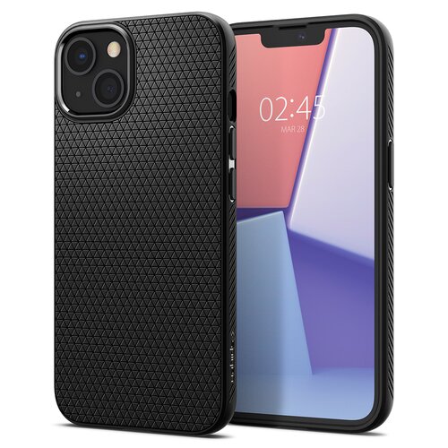 Etui SPIGEN Liquid Air iPhone 13 Czarny matowy