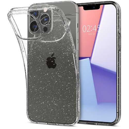 Etui SPIGEN Liquid Crystal Glitter do Apple iPhone 13 Pro Max Przezroczysty