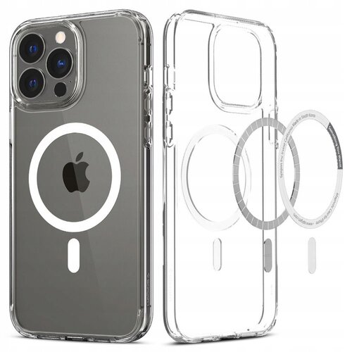 Etui SPIGEN Ultra Hybrid Mag MagSafe do Apple iPhone 13 Pro Przezroczysto-biały