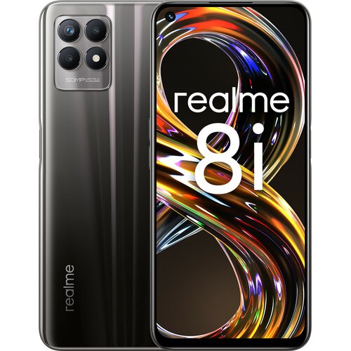 Smartfon REALME 8I 4/64GB 6.6" 120Hz Czarny RMX3151