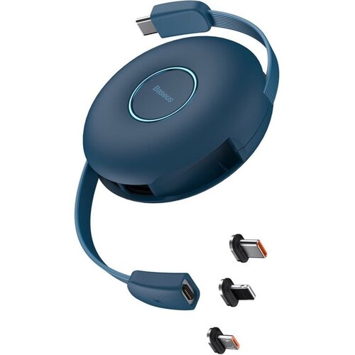Kabel USB Typ-C 3W1 BASEUS Zinc 1m Niebieski