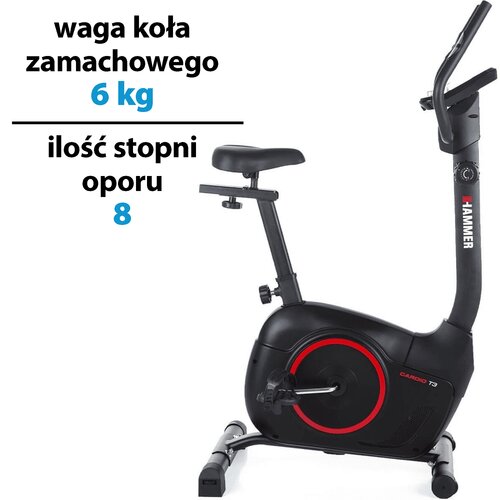 Rower magnetyczny HAMMER Cardio T3