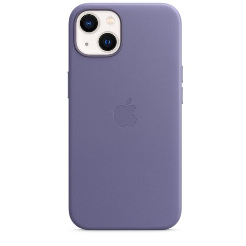 Etui APPLE Leather Case MagSafe do iPhone 13 Glicynia