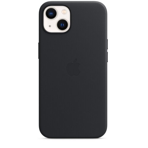 Etui APPLE Leather Case MagSafe do iPhone 13 Północ