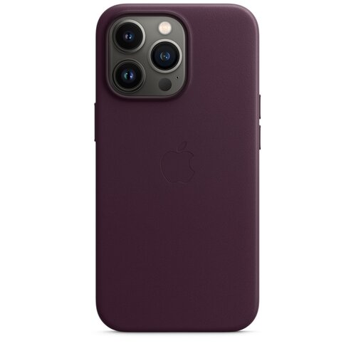 Etui APPLE Leather Case MagSafe do iPhone 13 Pro Ciemna wiśnia