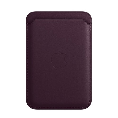 Skórzany portfel APPLE MagSafe do iPhone 12/13 Ciemna wiśnia