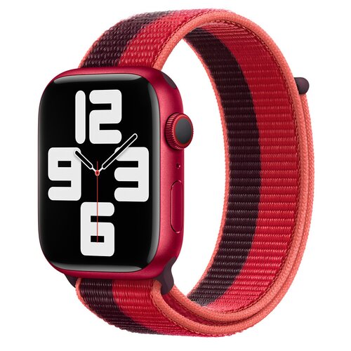 Pasek do Apple Watch (42/44/45mm) Uniwersalny Czerwony