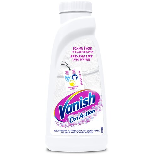 Odplamiacz do prania VANISH Multi Action Biały 500 ml