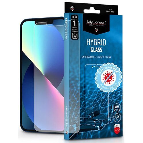 Szkło hybrydowe MYSCREEN HybridGlass BacteriaFree do Apple iPhone 13/13 Pro