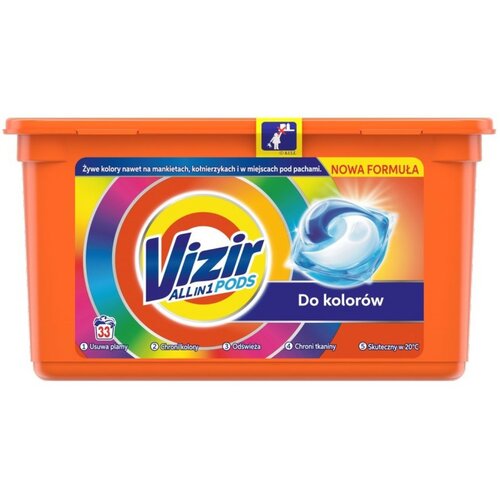 Kapsułki do prania VIZIR All in 1 Pods Color 33 szt.