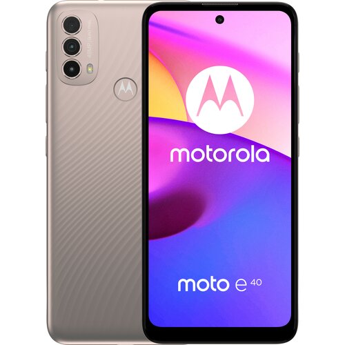 Smartfon MOTOROLA Moto E40 4/64GB 6.5" 90Hz Różowy PARL0003PL