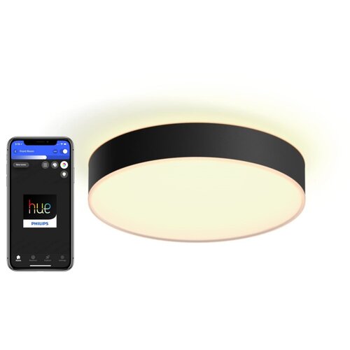 Lampa sufitowa PHILIPS HUE White Ambiance Enrave M 915005996701 Bluetooth Czarny