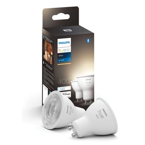 Inteligentna żarówka LED PHILIPS HUE 929001953508 5.2W GU10 Bluetooth, ZigBee (2 szt.)