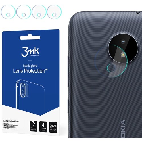 Szkło hybrydowe 3MK Lens Protection na obiektyw do Nokia C20