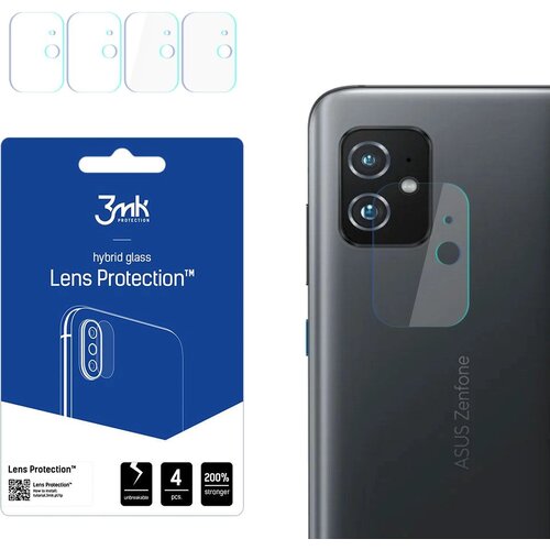 Szkło hybrydowe na obiektyw 3MK Lens Protection do Asus Zenfone 8