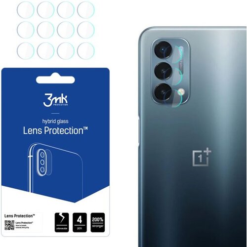 Szkło hybrydowe na obiektyw 3MK Lens Protection do OnePlus Nord N200 5G