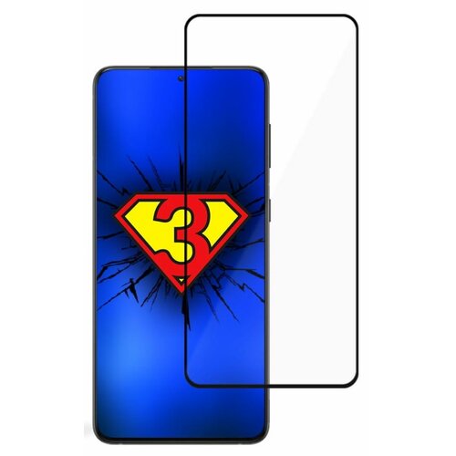 Szkło hartowane 3MK HardGlass Max do Samsung Galaxy S21 FE Czarny