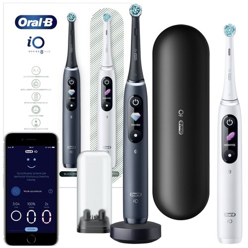 Zestaw szczoteczek magnetycznych ORAL-B iO 8 (2 sztuki)