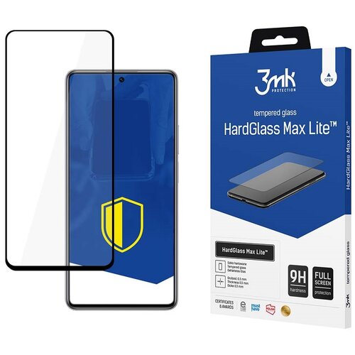 Szkło hartowane 3MK HardGlass Max Lite do Xiaomi Mi 11T/Mi 11T Pro Czarny