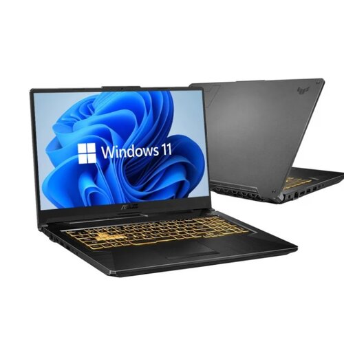 Laptop ASUS TUF Gaming F17 FX706HCB-HX114W i5-11400H 17.3" IPS 144Hz i5-11400H 16GB RAM 512GB SSD GeForce RTX3050 Windows 11 Home