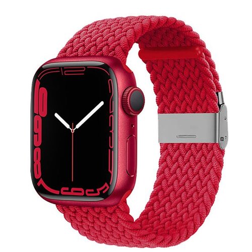 Pasek CRONG Wave Band do Apple Watch (42/44/45/49mm) Czerwony