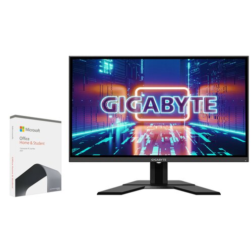 Monitor GIGABYTE G27F 27" 1920x1080px IPS 144Hz 1 ms + Program MICROSOFT Office Home & Student 2021