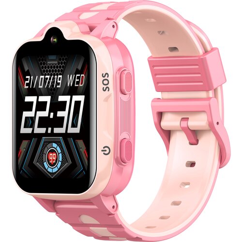 Smartwatch BEMI Play 4G Czarno-różowy