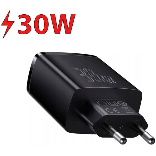 Ładowarka sieciowa BASEUS Compact Quick Charger 30W Czarny