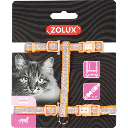 Szelki ZOLUX Shiny Pomarańczowy