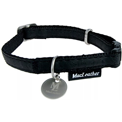 Obroża ZOLUX Mac Leather (32 - 47 cm) Czarny