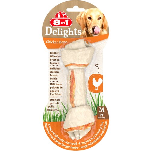 Przysmak dla psa 8IN1 Delights Bone M (1 szt.)