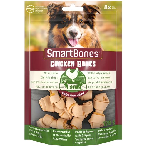 Przysmak dla psa SMART BONES Chicken Bones Mini (8 szt.) 128 g