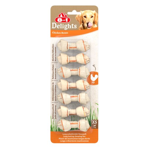 Przysmak dla psa 8IN1 Delights Bones XS (7 szt.) 84 g
