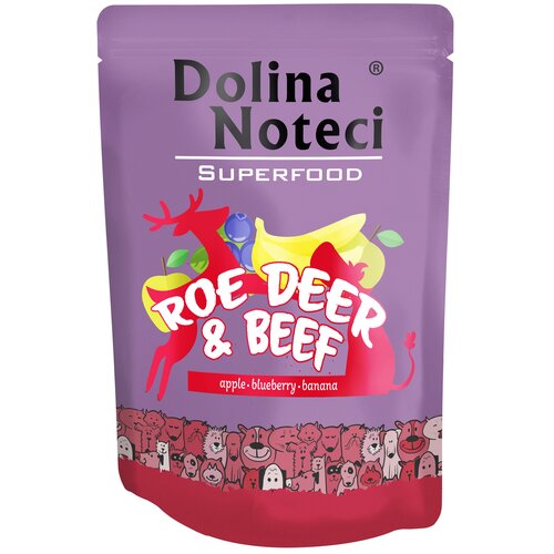 Karma dla psa DOLINA NOTECI Superfood z sarną i wołowiną 300 g