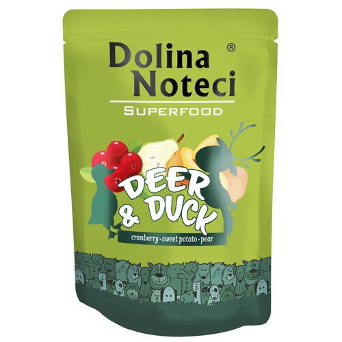 Karma dla psa DOLINA NOTECI Superfood Jeleń i kaczka 300 g