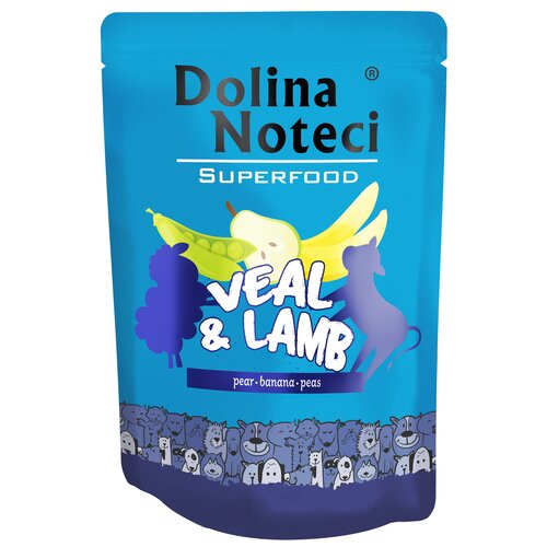Karma dla psa DOLINA NOTECI Superfood z cielęciną i jagnięciną 300 g