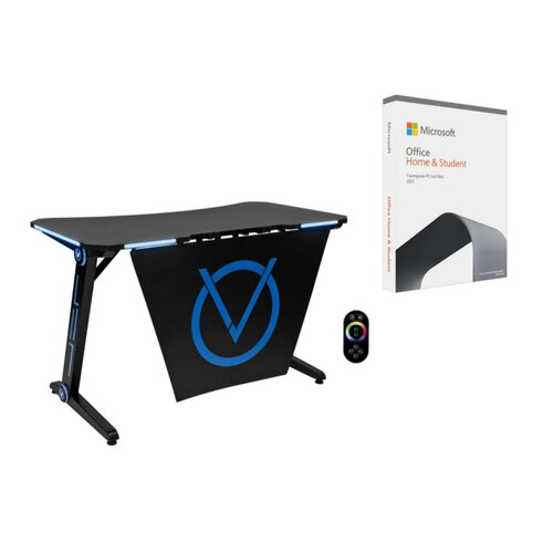 Biurko MOHA VM-ES02-2 (RGB) + Program MICROSOFT Office Home & Student 2021