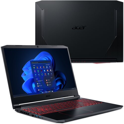 Laptop ACER Nitro 5 AN515-55-56TW 15.6" IPS 144Hz i5-10300H 16GB RAM 512GB SSD GeForce RTX3050 Windows 11 Home