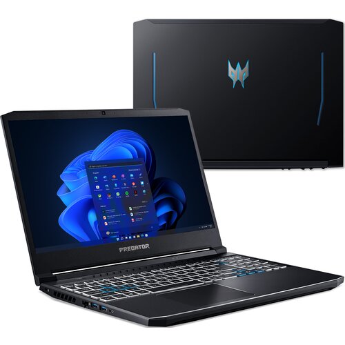 Laptop PREDATOR Helios 300 PH315-53 15.6" IPS 144Hz i7-10750H 32GB RAM 1TB SSD GeForce RTX3080 Windows 10 Home