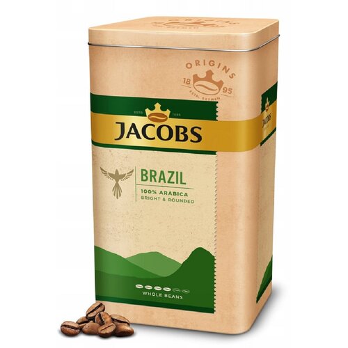 Kawa ziarnista JACOBS Origins Brazil Arabica 1 kg + Puszka