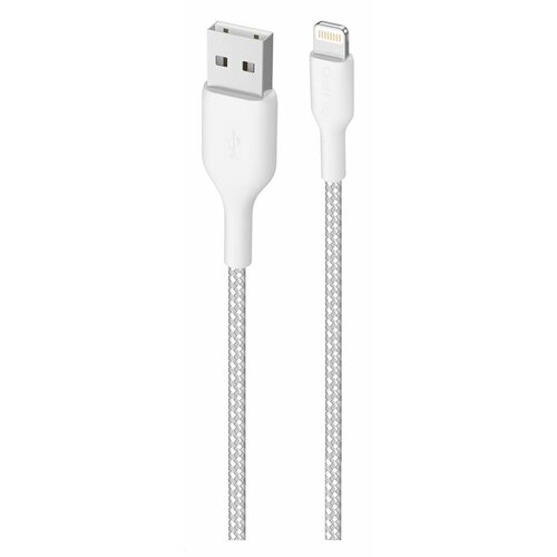 Kabel USB-A -  Lightning PURO Fabric Ultra Strong 2 m Biały
