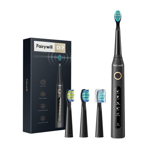 Szczoteczka soniczna FAIRYWILLl FW-507 Czarny