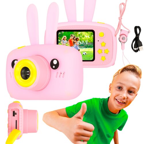 Aparat dla dzieci EXTRALINK Kids Camera H23 Różowy