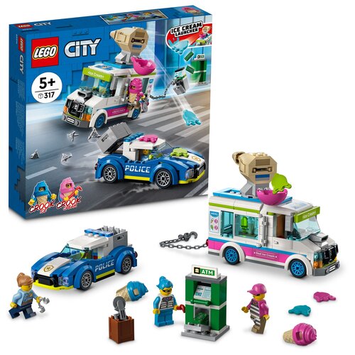 LEGO City Policyjny pościg za furgonetką z lodami 60314