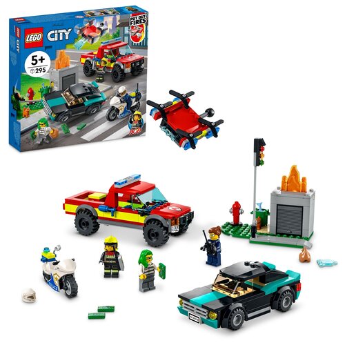 LEGO 60319 City Akcja strażacka i policyjny pościg