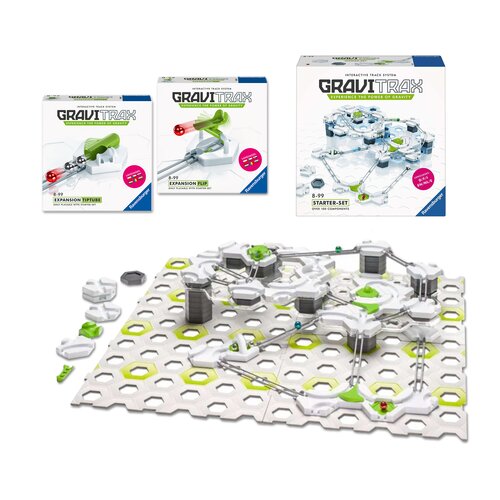 Gra logiczna RAVENSBURGER GraviTrax Zestaw startowy + Flip + TipTube