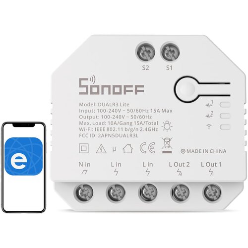Inteligentny przełącznik SONOFF Dual R3 Lite