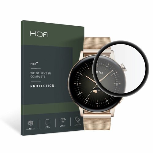 Szkło hybrydowe HOFI Hybrid Pro+ do Huawei Watch GT 3 42mm Czarny