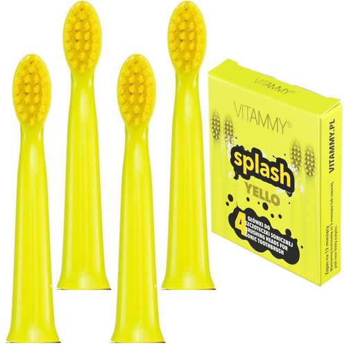 Oryginalna końcówka szczoteczki VITAMMY Splash Yello TOW017477 (4 szt.) (Odświeżanie oddechu)
