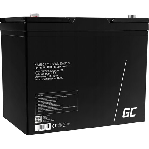 Akumulator GREENCELL AGM57 80Ah 12V